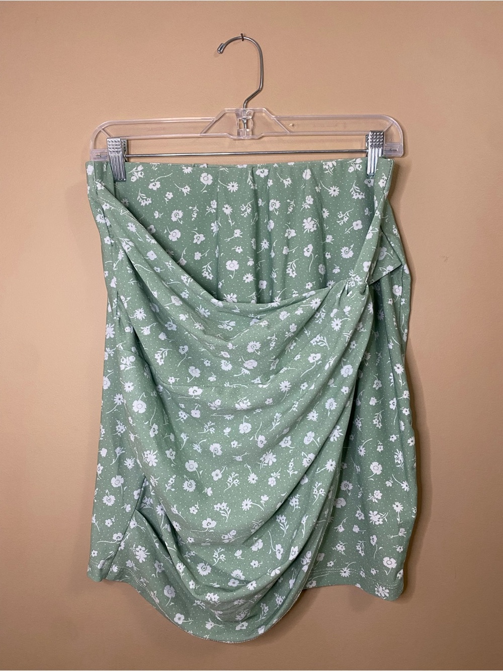 Pastel Green Flower Skirt